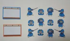 剣道★色紙・寄せ書き用シール12枚セット★卒業　引退　アルバム　卒団