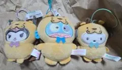 サンリオ　どうぶつ着ぐるみマスコット3点セット