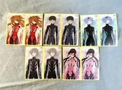 エヴァンゲリオン展　シール　ステッカー　アスカ　シンジ　レイ　カヲル　マリ
