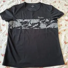 Paradiso テニスウェア Tシャツ ブラック 迷彩柄のサムネイル