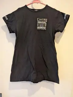 黒 半袖 Tシャツ ポケット付きのサムネイル