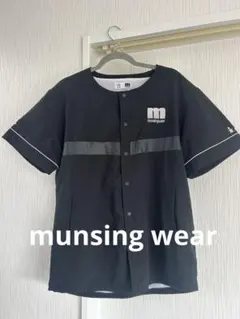 munsingwear ブラックジャケット LLマンシングウェアENVOY