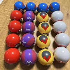 【中身なし】ポケモンゲットコレクションズ　カプセル　モンスターボール　２０個