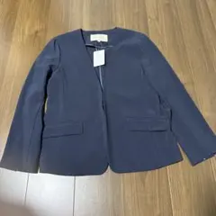 JUSGLITTY ジャスグリッティー　ノーカラージャケット　サイズ1