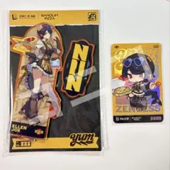 韓国　ゼンレスゾーンゼロ PIZZA コラボ エレン　アクリルスタンド　カード