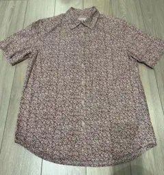 NANO UNIVERSE 半袖花柄シャツ