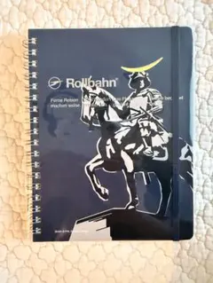 Rollbahn ロルバーンポケット付メモL 仙台限定 伊達政宗 ダークブルーのサムネイル