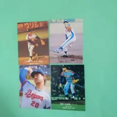 78年カルビープロ野球カード 星野仙一修正版（みっつめ、よっつめ）中