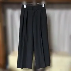 Mila Owen 黒 ワイドパンツ