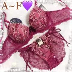 11/20再販❣️エレガントバタフライ♥️全2色♬脇高ブラショーツセット✨ワコール系