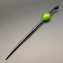 かんざし　黒と緑