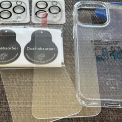 ☆iPhone15ProMax 2+2+1セット ケース フィルム レンズカバー