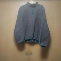 L.L.Bean　フリース プルオーバー グレー スナップt