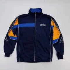 00s Kappa トラックジャケット ネイビー イエロー S カッパ