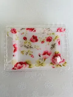 花柄　トレイ　お盆