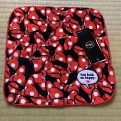 フランフラン　ディズニー　タオルハンカチ　ミニー　新品未使用