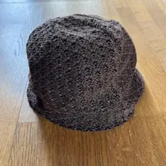 ニット帽 ワッチキャップ ビーニー 無地 ブラウン