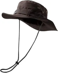 男女兼用サファリハット バケットハット 日焼け対策 登山 お釣り アウトドア