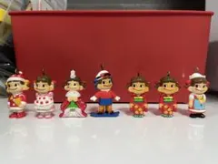 迷你佩佩糖公仔 總匯 不二家 食玩鑰匙圈 套組 復古