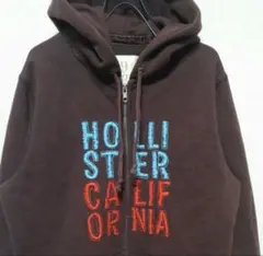 HOLLISTER ジップアップ スウェットパーカー
