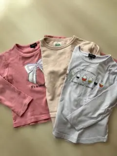 UNITED ARROWS ピンク リボン 長袖カットソー 115 セット