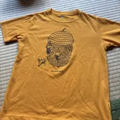 130 mont-bell 動物イラスト Tシャツ オレンジ