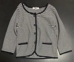 NATURAL BEAUTY BASIC ボーダー カーディガン 女性用
