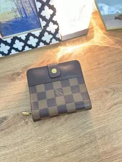【未使用ルイヴィトンLOUIS VUITTONダミエコンパクトジップ 財布
