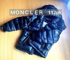 MONCLER ダウンコート 112cm 黒　キッズ