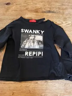 REPIPI S 黒 長袖カットソー
