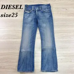 古着 DIESEL CHERONE ブーツカットデニム ウォッシュ加工 y2kのサムネイル