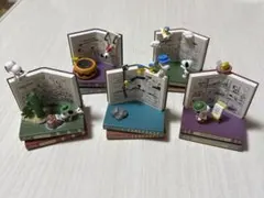 スヌーピー PEANUTS ナノブックワールド フィギュア 5点セットのサムネイル