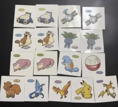 ポケモンパンシール　まとめ売り17枚
