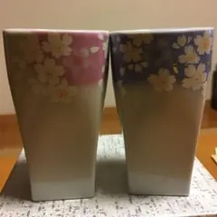 九谷焼ペコフリーカップペア値下げ