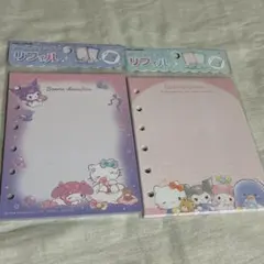 ③サンリオ　シール台紙　リフィル　シールバインダー　クロミ　キティ　マイメロ
