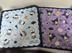 サンリオ　侍ジャパン　タイトーくじ E賞タオル　2枚セット シナモロール、クロミ