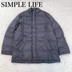 極美品✨SIMPLE LIFE シンプルライフ ダウンジャケット グレー M