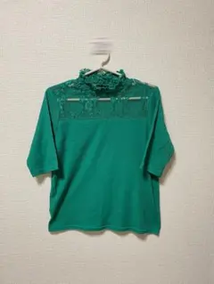 Anna Sui グリーン 半袖 トップス