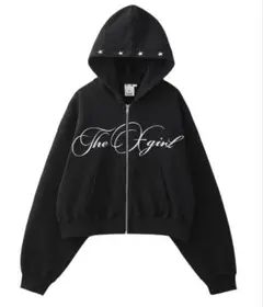 Xgirl ZIP UP SWEAT HOODIE パーカー ブラック