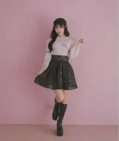 シアーボリュームスカート