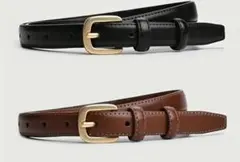 ベルト 2本セット レディース
