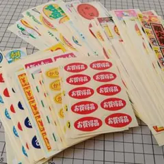 販促シール☆大量☆110種780枚　面白シール　おすそわけ