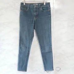 スキニーデニム ジーンズ 青 M シンプル Comfort basicのサムネイル