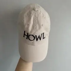 HOWL ベージュキャップ　レディース