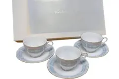 ノリタケ　レースウッドゴールド　カップ＆ソーサー　ペア　日本製　新品未使用