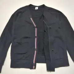 le coqルコック スウェットカーディガン黒 Lサイズ トリコロール