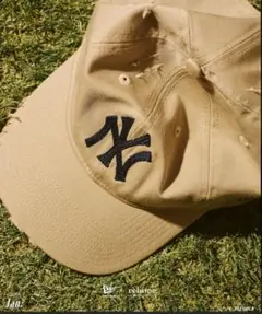 ニューエラ　ジャーナルスタンダード別注 ハードウォッシュ　ダメージ加工　キャップ