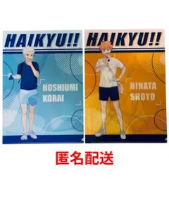 ハイキュー マツキヨココカラ クリアファイル　2枚セット