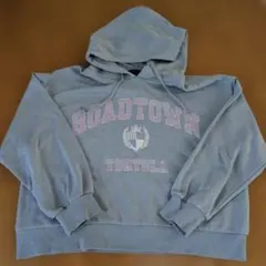 lovetoxic ブルーグレー パーカー Mサイズ