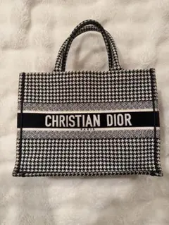 CHRISTIAN DIOR ハウンドトゥース トートバッグ - メルカリ
